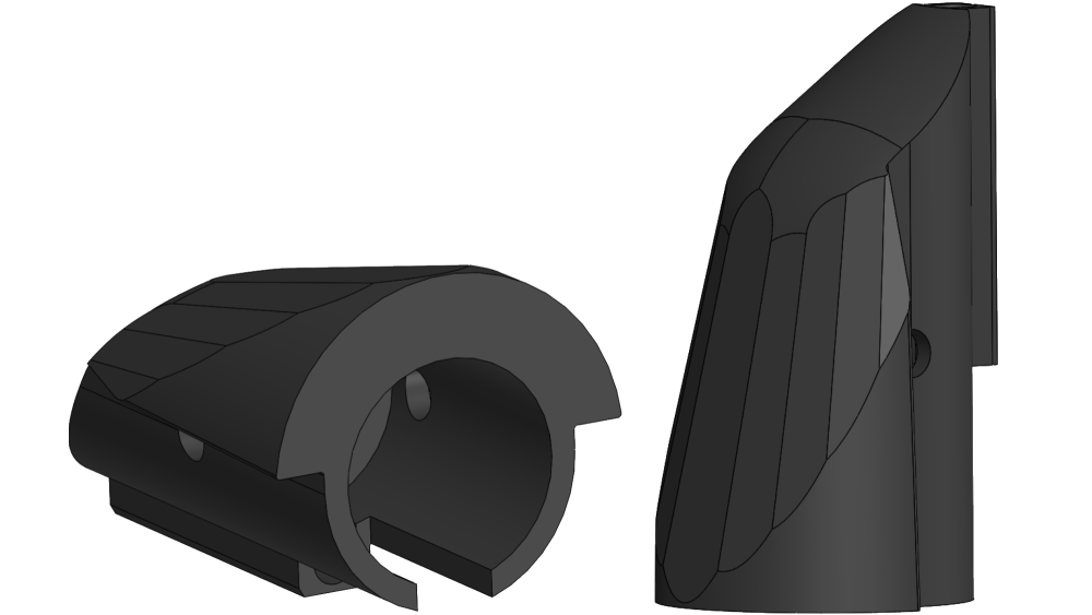 Tikka T1x bolt shroud (Faceted)